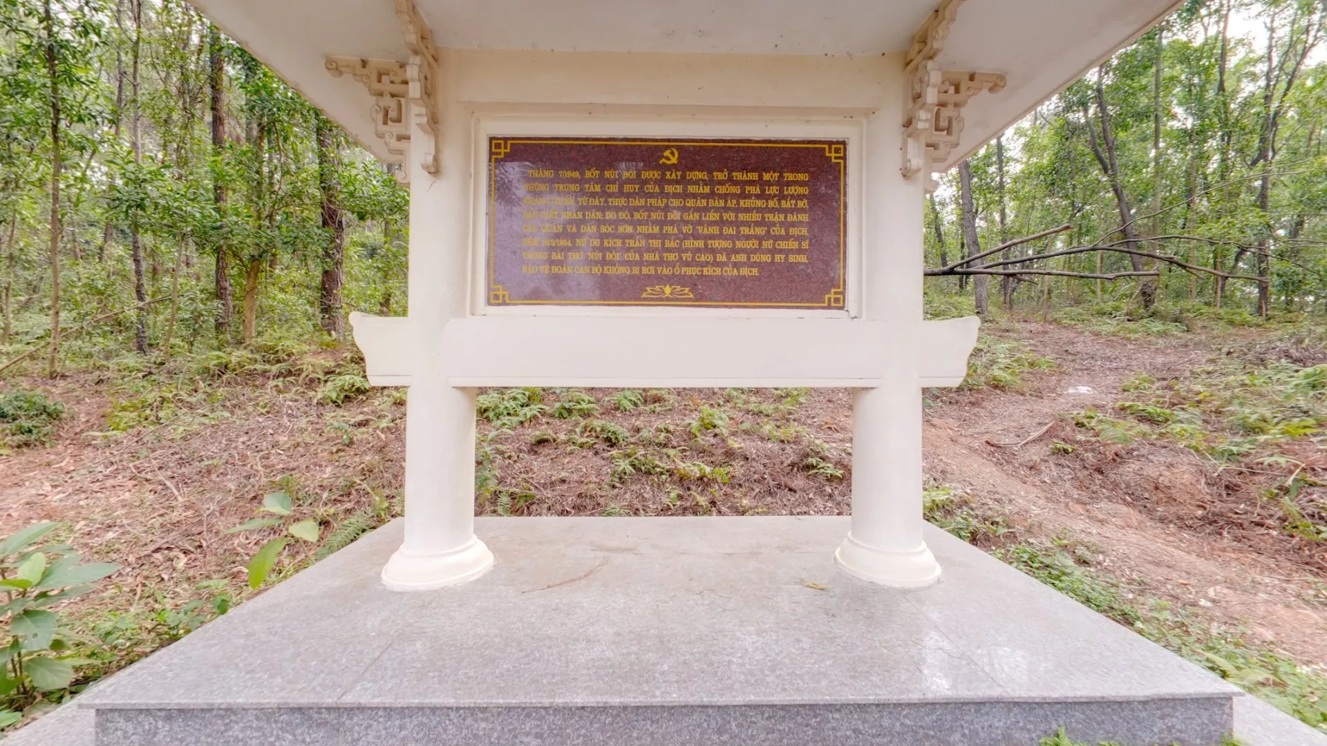 Địa điểm lưu niệm sự kiện CMKC tại Núi Đôi